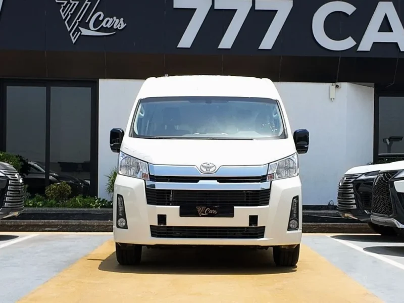 2026 Toyota Hiace GL 3.5 Litres V6 Petrol Engine White Beige Van GCC Specs FULL OPTION MT