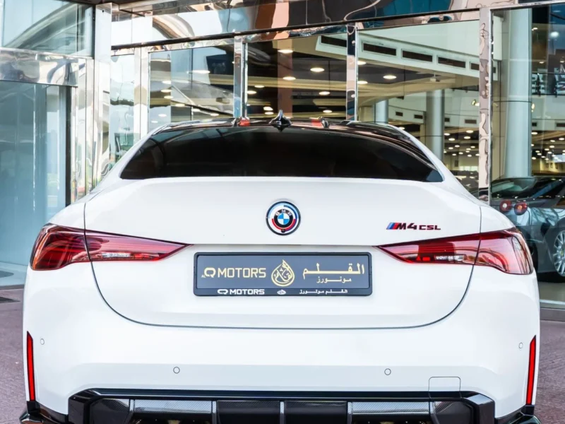 2023 BMW M4 CSL 3.0L Twin Turbocharged Inline 6 Engine White Black Coupe GCC Specs