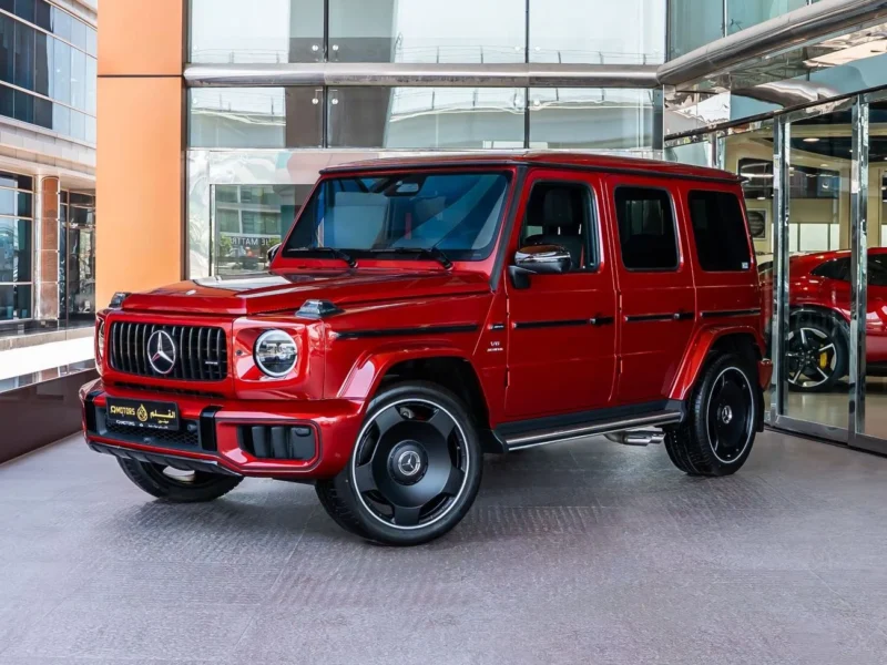 2026 Mercedes-Benz G-Class G 63 AMG 4.0 Litres V8 Biturbo Petrol Engine Red Black SUV