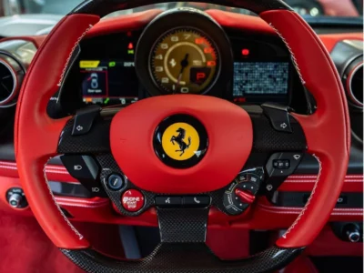 2022 Ferrari F8 Tributo STD 3.9T V8 Petrol Engine White Red Coupe Automatic