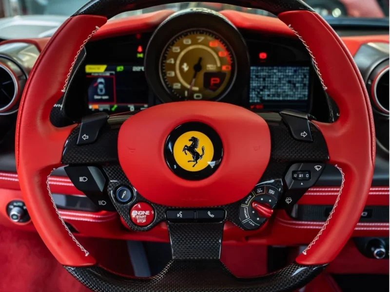 2022 Ferrari F8 Tributo STD 3.9T V8 Petrol Engine White Red Coupe Automatic
