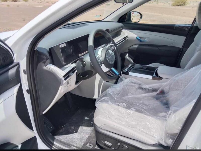 2026 Hyundai Tucson 1.6L Turbocharged T‑GDi 4 Cylinders Petrol Engine White Beige SUV
