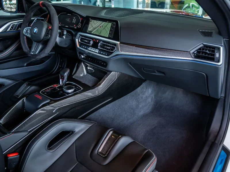 2023 BMW M4 CSL 3.0L Twin Turbocharged Inline 6 Engine White Black Coupe GCC Specs