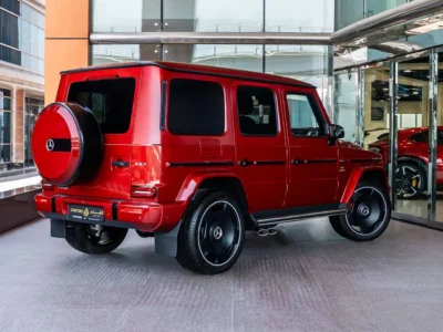 2026 Mercedes-Benz G-Class G 63 AMG 4.0 Litres V8 Biturbo Petrol Engine Red Black SUV