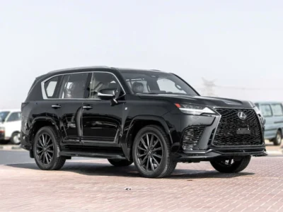 2026 Lexus LX700h F-Sport 3.5 L V6 Twin-Turbo Hybrid Powertrain Black Red SUV GCC
