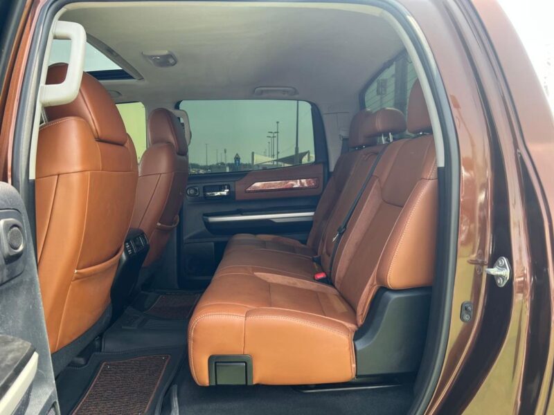 2014 TOYOTA TUNDRA 5.7 Litres V8 Petrol Engine Brown Tan Pickup Truck Automatic