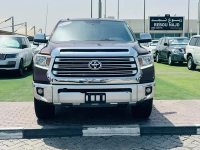 2014 TOYOTA TUNDRA 5.7 Litres V8 Petrol Engine Brown Tan Pickup Truck Automatic