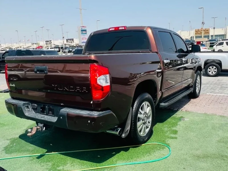 2014 TOYOTA TUNDRA 5.7 Litres V8 Petrol Engine Brown Tan Pickup Truck Automatic
