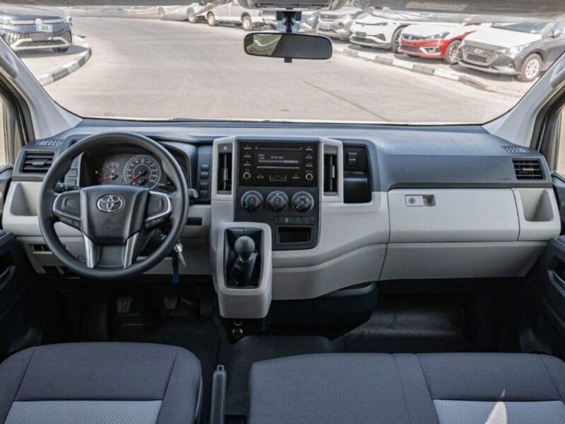 2024 Toyota Hiace STD 2.8 Litres 4 Cylinders Diesel Engine MT White Grey CARGO Van