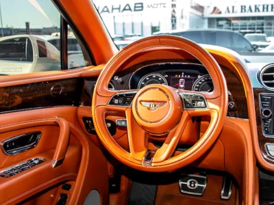 2020 Bentley Bentayga Special Edition 8 Cylinders petrol Engine White Tan GCC Specs