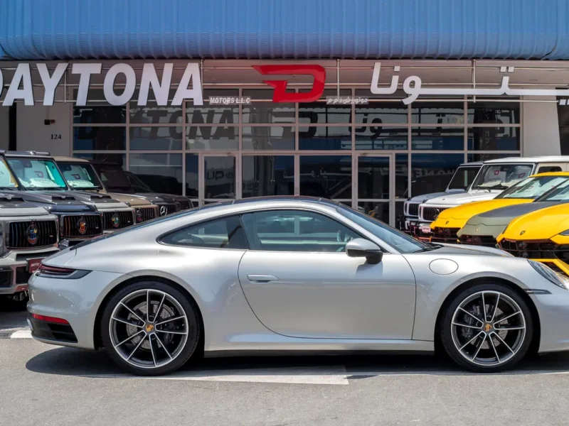2020 Porsche 911 Carrera 3.0L Twin Turbo V6 Petrol Engine Silver Brown Coupe GCC Specs