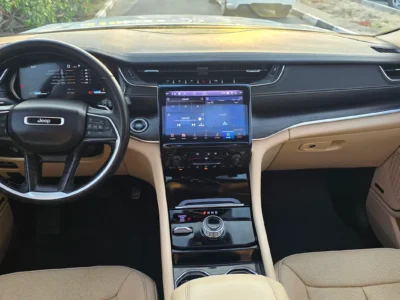 2022 Jeep Grand Cherokee Limited 6 Cylinders Petrol Engine White Beige SUV GCC Specs