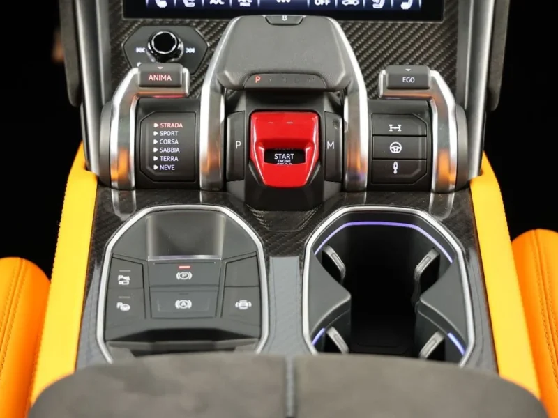 2021 Lamborghini Urus Keyvany 4.0L Twin-Turbo V8 Orange Black SUV Full Carbon Loaded