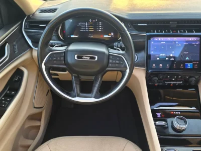 2022 Jeep Grand Cherokee Limited 6 Cylinders Petrol Engine White Beige SUV GCC Specs