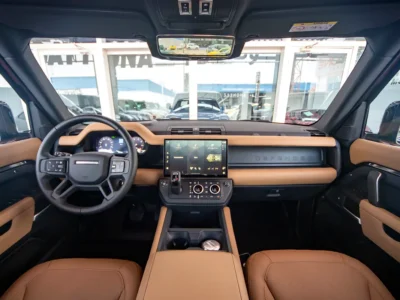 2026 Land Rover Defender 110 HSE P400 V6 3.0L Turbo MHEV Black Beige SUV GCC Specs