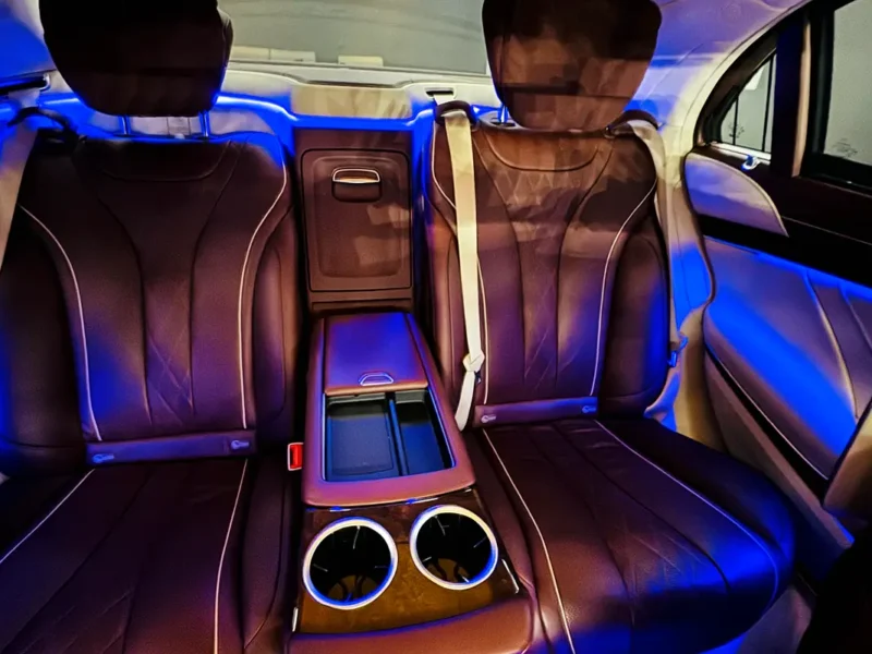 2018 Mercedes-Benz S 560 4MATIC V8 Biturbo Petrol Engine White Beige Sedan GCC Specs