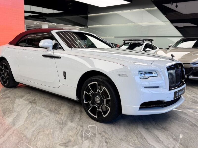 2020 Rolls-Royce Dawn Silver Package 6.6L 12 Cylinders Petrol Engine White Red Convertible