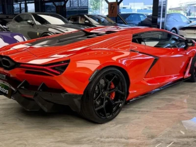 2026 Lamborghini Revuelto STD 6.5L V12 Hybrid Naturally Aspirated Engine Orange Black Coupe