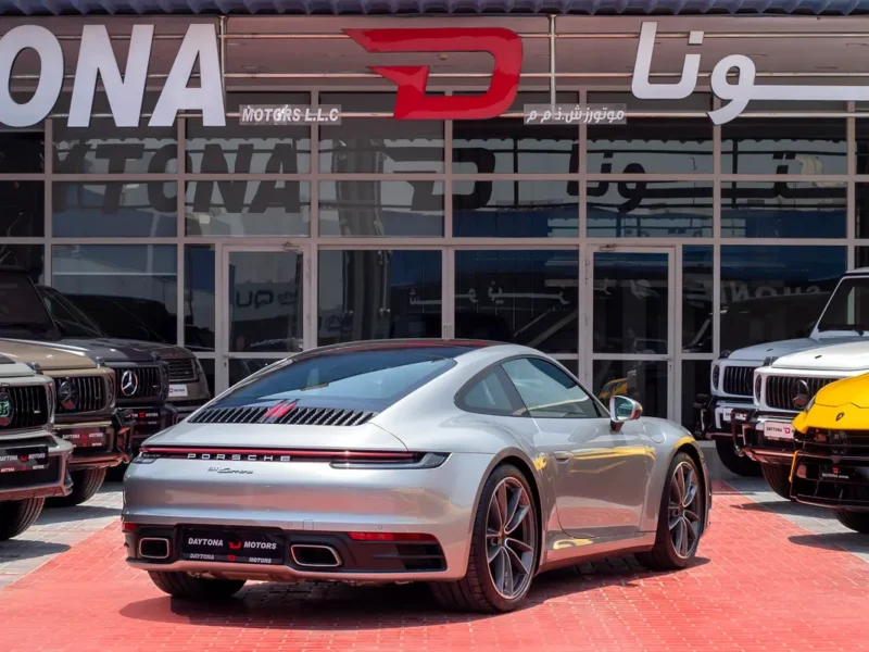 2020 Porsche 911 Carrera 3.0L Twin Turbo V6 Petrol Engine Silver Brown Coupe GCC Specs