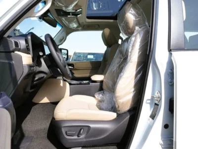 2025 TOYOTA PRADO GXR 2.4 Litres 4 Cylinders Petrol Engine White Beige SUV GCC