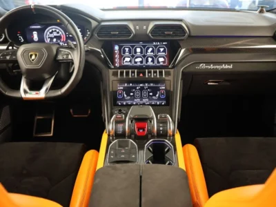 2021 Lamborghini Urus Keyvany 4.0L Twin-Turbo V8 Orange Black SUV Full Carbon Loaded
