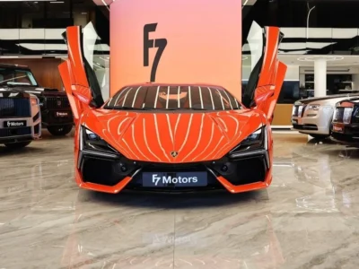 2026 Lamborghini Revuelto STD 6.5L V12 Hybrid Naturally Aspirated Engine Orange Black Coupe