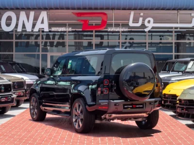 2026 Land Rover Defender 110 HSE P400 V6 3.0L Turbo MHEV Black Beige SUV GCC Specs
