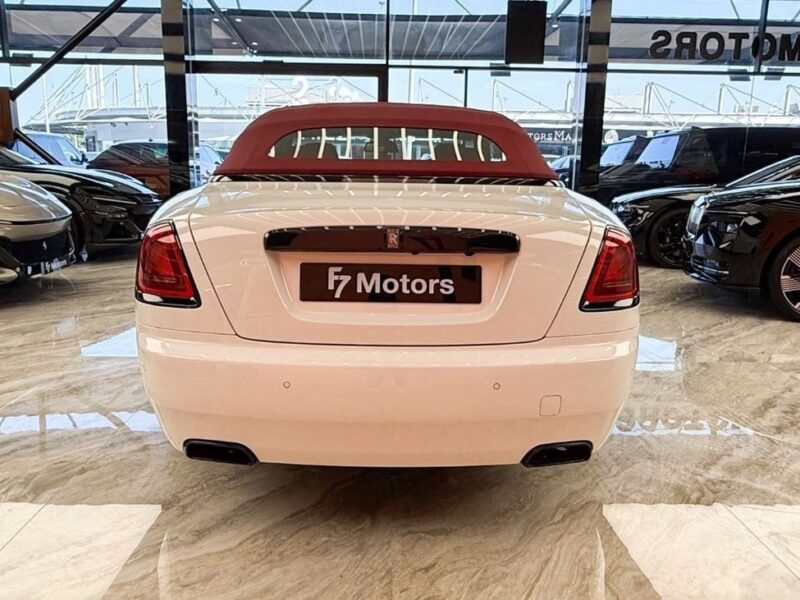 2020 Rolls-Royce Dawn Silver Package 6.6L 12 Cylinders Petrol Engine White Red Convertible