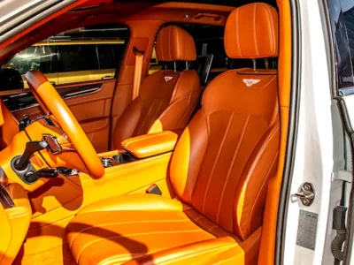 2020 Bentley Bentayga Special Edition 8 Cylinders petrol Engine White Tan GCC Specs