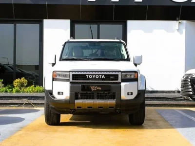 2025 TOYOTA PRADO GXR 2.4 Litres 4 Cylinders Petrol Engine White Beige SUV GCC