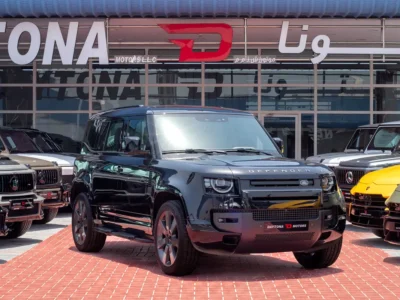 2026 Land Rover Defender 110 HSE P400 V6 3.0L Turbo MHEV Black Beige SUV GCC Specs