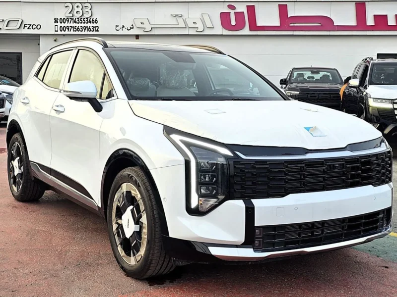 2026 Kia Sportage 2.0 Litres 4 Cylinders Petrol Engine White Grey SUV Full Option GCC Specs