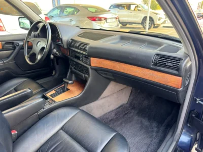 1991 BMW 7-Series 735i 6 Cylinders Petrol Engine Blue Black Sedan Immaculate Condition