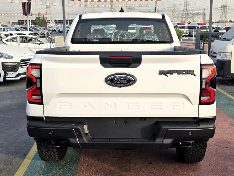 2025 FORD Ranger Raptor 2.0L 4 Cylinders Diesel Engine White Black Pickup Truck Full Option