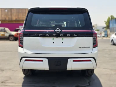 2026 Nissan Patrol LE Platinum City 3.5L Twin Turbo 6 Cylinders Petrol Engine White Tan SUV