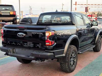 2025 FORD Ranger Raptor 2.0 Litres 4 Cylinders Diesel Engine Black Pickup Truck Full Option