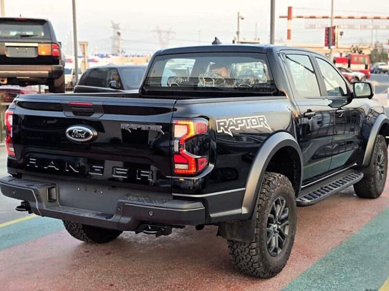 2025 FORD Ranger Raptor 2.0 Litres 4 Cylinders Diesel Engine Black Pickup Truck Full Option
