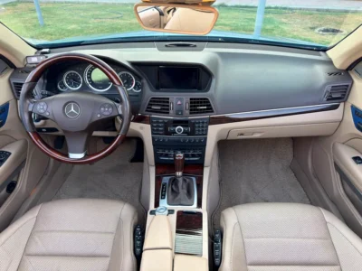 2011 Mercedes-Benz E-Class E 350 6 Cylinders Engine Blue Beige Coupe Pristine Condition
