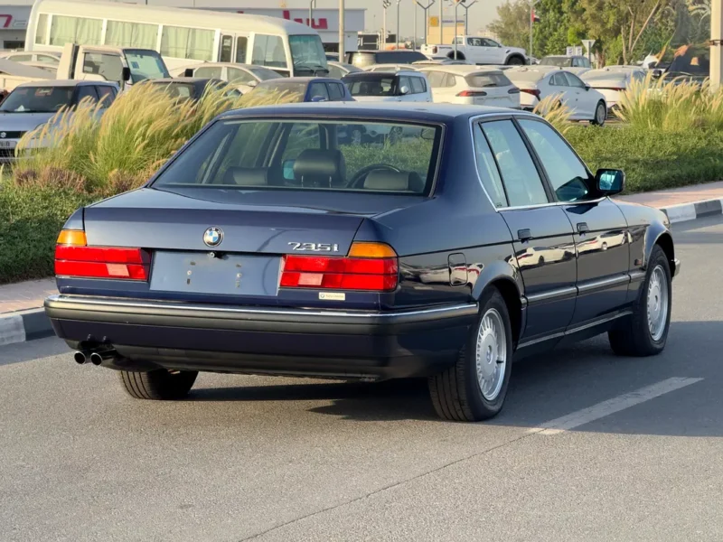 1991 BMW 7-Series 735i 6 Cylinders Petrol Engine Blue Black Sedan Immaculate Condition