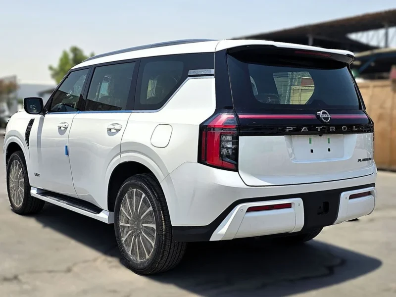 2026 Nissan Patrol LE Platinum City 3.5L Twin Turbo 6 Cylinders Petrol Engine White Tan SUV
