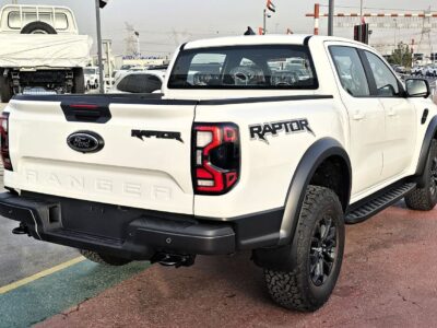 2025 FORD Ranger Raptor 2.0L 4 Cylinders Diesel Engine White Black Pickup Truck Full Option