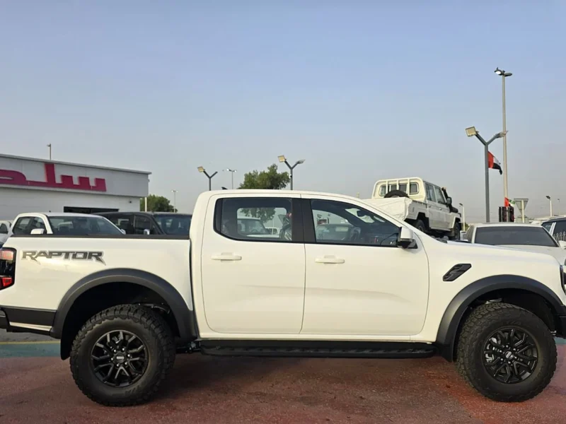 2025 FORD Ranger Raptor 2.0L 4 Cylinders Diesel Engine White Black Pickup Truck Full Option