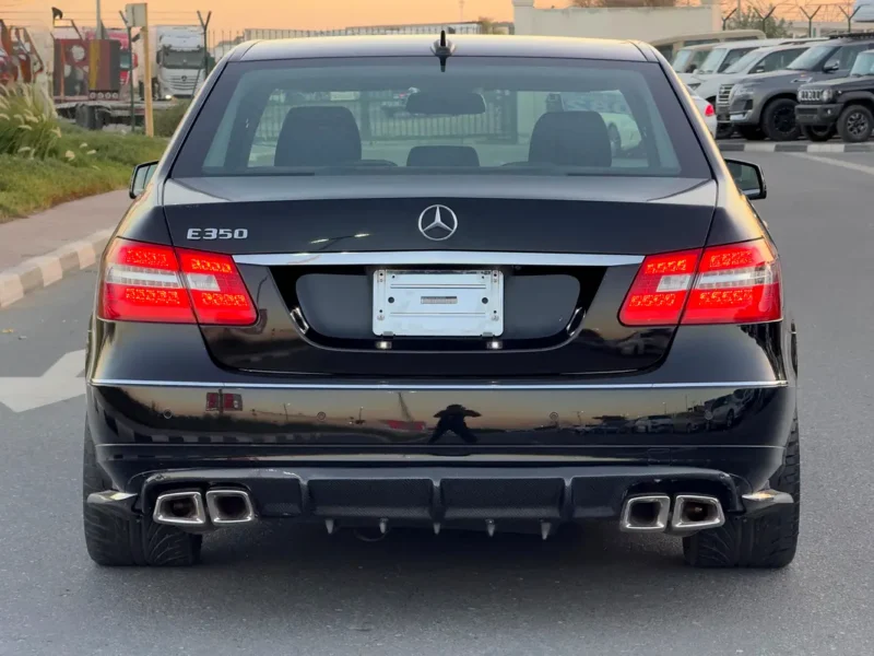 2009 Mercedes-Benz E-Class E 350 6 Cylinders Engine Black Sedan AUCTION GRADE 4 /B
