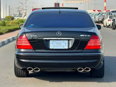 2003 Mercedes-Benz S-Class S 55 AMG 8 Cylinders Petrol Engine Black Sedan Clean Title