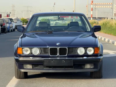 1991 BMW 7-Series 735i 6 Cylinders Petrol Engine Blue Black Sedan Immaculate Condition