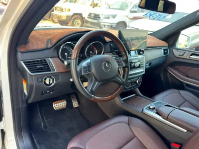 2014 Mercedes-Benz GL-Class GL 550 4MATIC 8 Cylinders Petrol Engine White Brown SUV