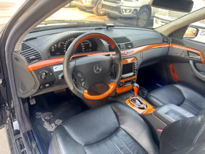 2003 Mercedes-Benz S-Class S 55 AMG 8 Cylinders Petrol Engine Black Sedan Clean Title
