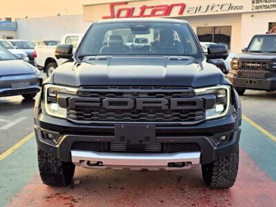 2025 FORD Ranger Raptor 2.0 Litres 4 Cylinders Diesel Engine Black Pickup Truck Full Option