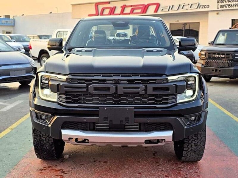 2025 FORD Ranger Raptor 2.0 Litres 4 Cylinders Diesel Engine Black Pickup Truck Full Option