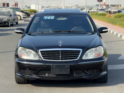 2003 Mercedes-Benz S-Class S 55 AMG 8 Cylinders Petrol Engine Black Sedan Clean Title